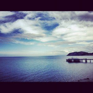 Looking out from the cave, Llandudno is always sunny :)